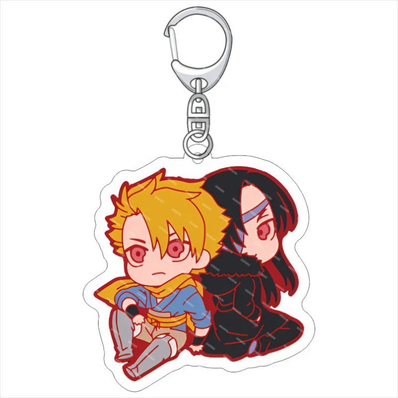 Daemons of the Shadow Realm Yuru & Asa Keychain